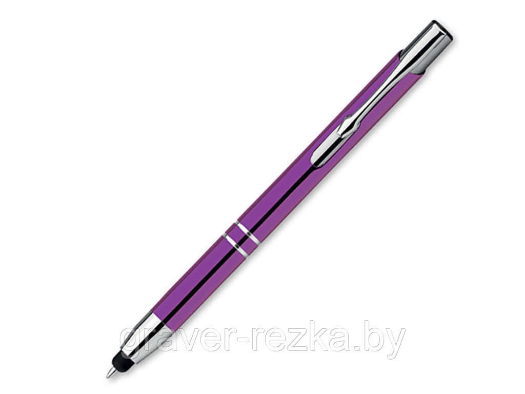 Ручка шариковая, металл, фиолетовый Oleg Touch