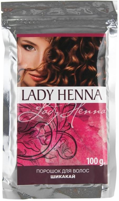 Порошок для мытья волос Шикакаи Lady Henna, 100 г