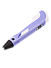 3Д ручка 3D Pen-3 с 10 трафаретами, Фиолетовая, c LCD дисплеем (3 поколение), фото 3