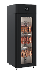 Шкаф холодильный POLAIR CS107-Salami blaсk