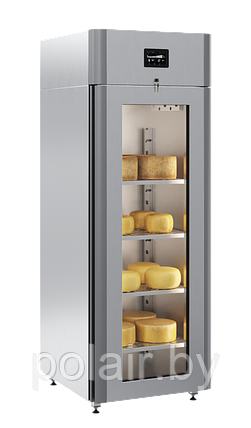 Шкаф холодильный POLAIR CS107-Cheese (со стеклянной дверью), фото 2