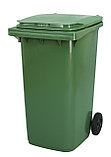 Пластиковый контейнер с крышкой для мусора объемом 240 литров, фото 3