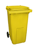 Пластиковый контейнер с крышкой для мусора объемом 240 литров, фото 6