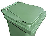 Пластиковый контейнер с крышкой для мусора объемом 240 литров, фото 7