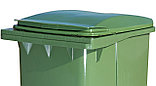 Пластиковый контейнер с крышкой для мусора объемом 240 литров, фото 8