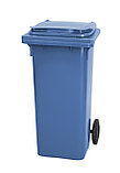 Пластиковый контейнер с крышкой для мусора 120 литров, фото 2
