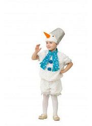 Карнавальный костюм Плюшевого Снеговика детский