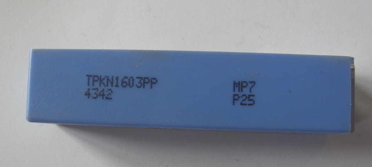 Пластина твёрдосплавная сменная TPKN 1603 PP MP7 - фото 2 - id-p136759098