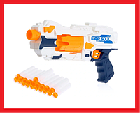 7340 Пистолет детский с мягкими пулями, автомат, бластер BLAZE STORM, детское игрушечное оружие, аналог Nerf