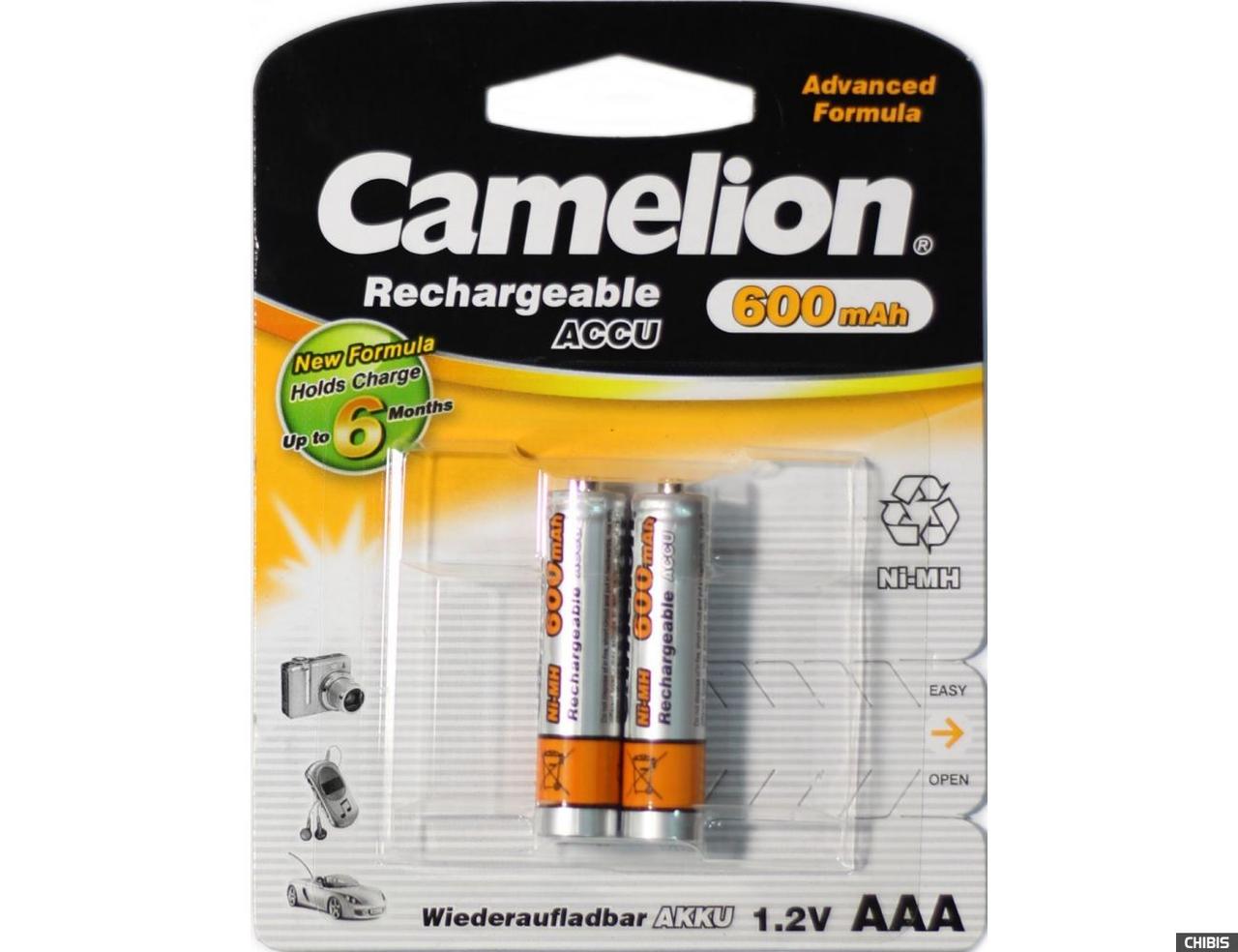 Аккумулятор Camelion AAA-600 mAh NI-MH