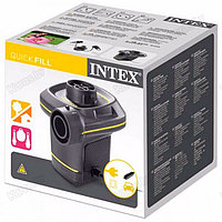 Насос электрический Intex Quick-Fill 66634, 12В/220В адаптер, 3 насадки в комплекте