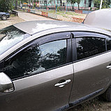 Дефлекторы окон Mazda CX7 2006-2012 ХРОМ.МОЛДИНГ Cobra Tuning, фото 6