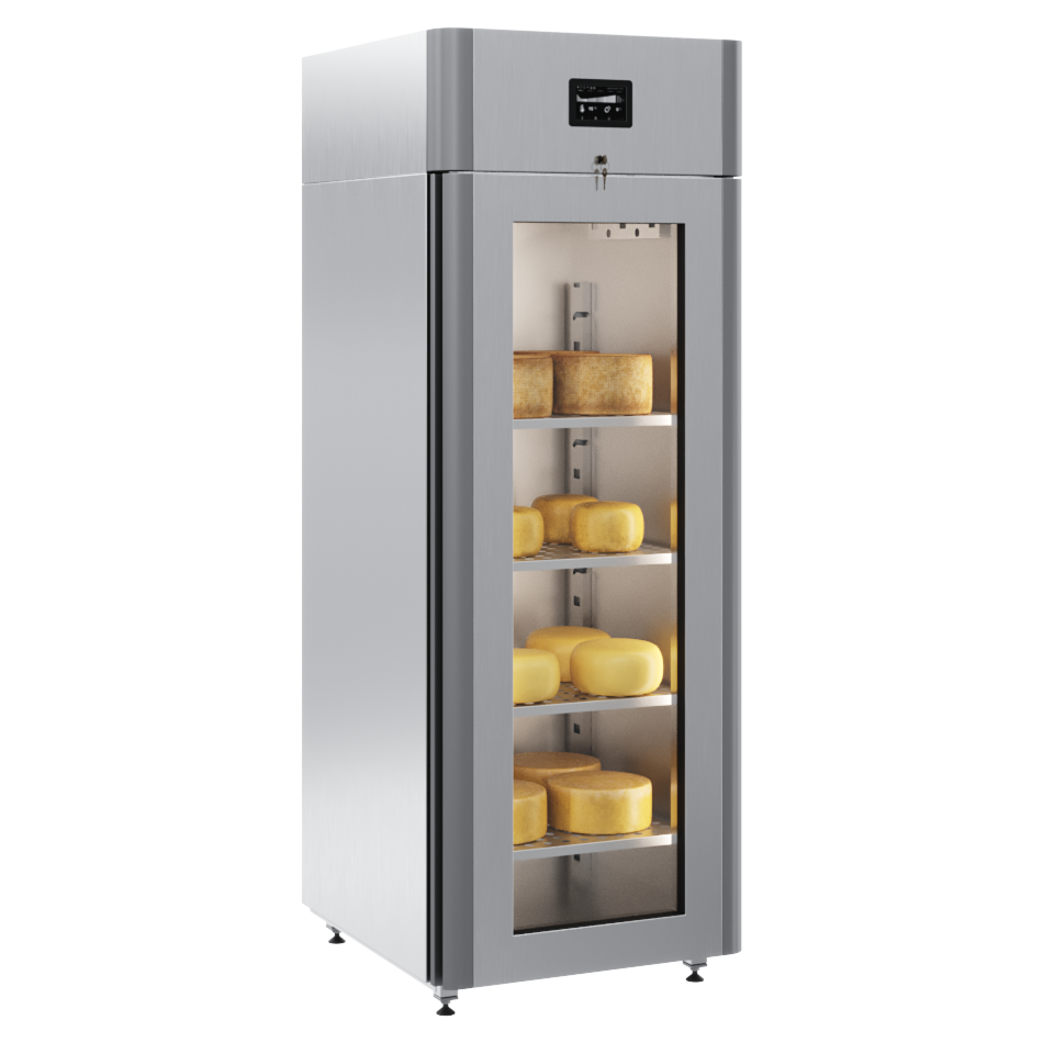 Шкаф холодильный POLAIR CS107-Cheese (со стеклянной дверью), фото 1