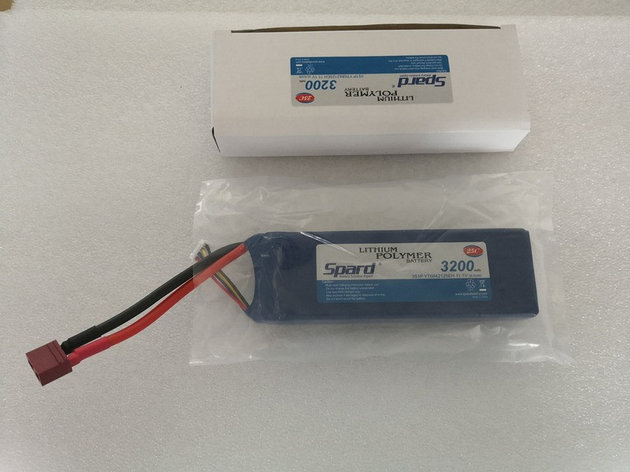 Аккумулятор Li-Po Spard 3200mAh, 11,1V, 25C, T‐plug, фото 2