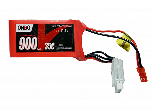 Литиевый аккумулятор Onbo 900mAh 3S (35C), фото 2
