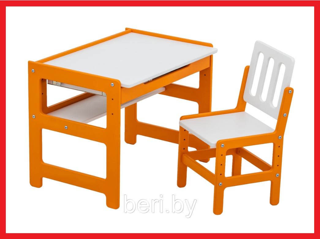 Растущий стол и стул, комплект мебели ''Ростик'' - фото 1 - id-p136811247