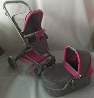 Детская коляска-трансформер для кукол, + переноска, Melogo 9636A