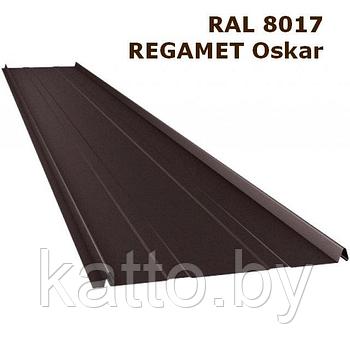 Фальцевая кровля - REGAMET Oskar, Granite Ultramat RAL8017