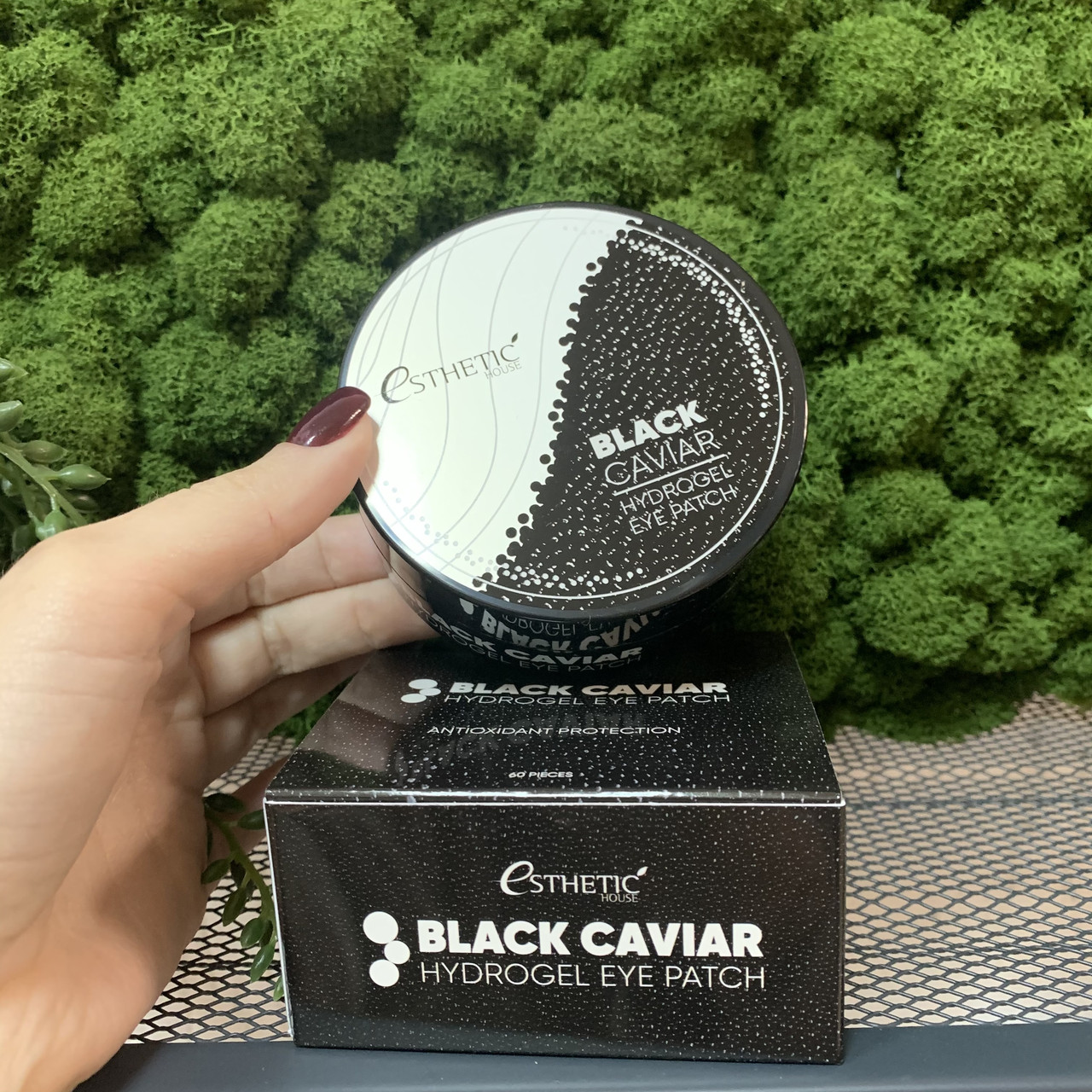 Гидрогелевые патчи для глаз с чёрной икрой Esthetic House Black Caviar Hydrogel Eye Patch, 60 шт - фото 3 - id-p136824075