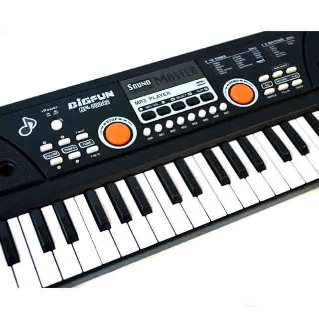 Детский синтезатор с USB и MP3 BF-530A2 с микрофоном - фото 3 - id-p136824033