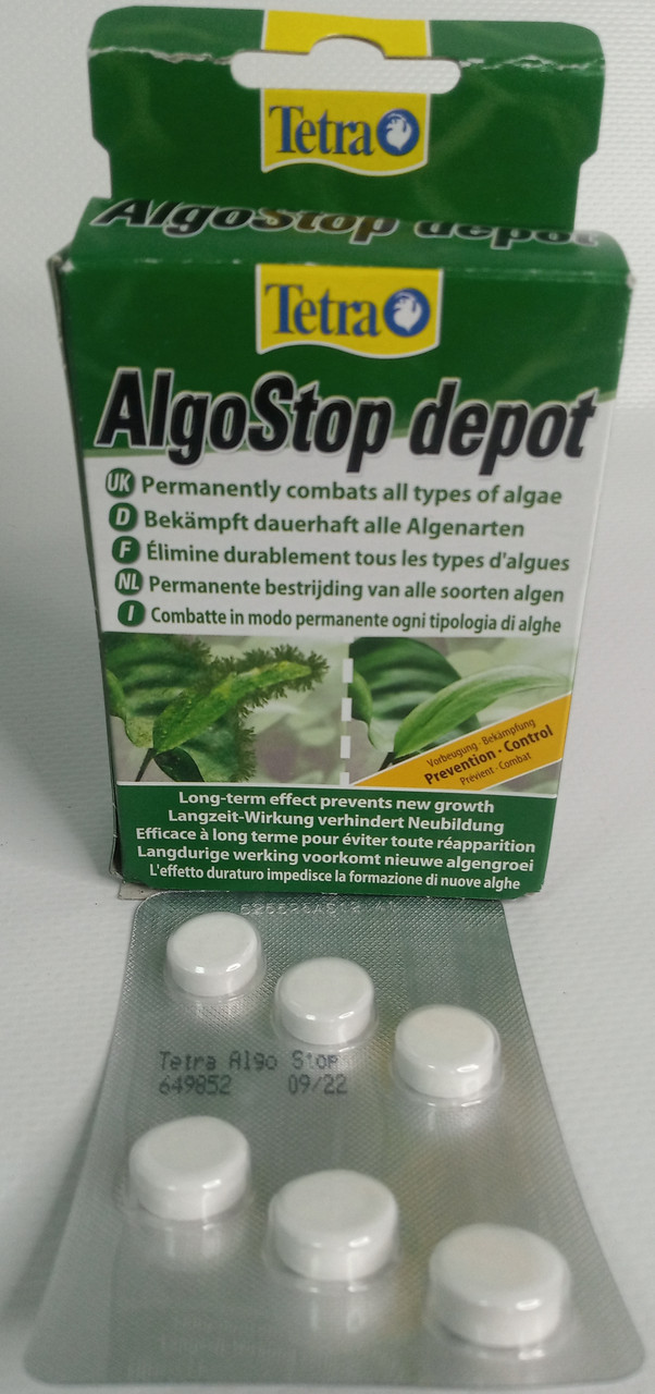 Tetra AQUA ALGO-STOP DEPOT уничтожение нитчатых и пучковых водорослей 1 таблетка
