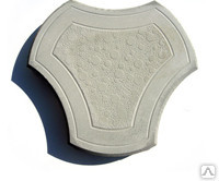 БИКИНИ (половинки продольные/поперечные) (2/3) форма для изготовления тротуарной плитки, фото 1