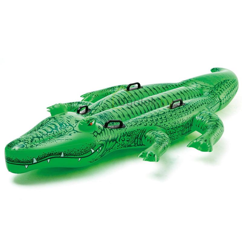 Надувная игрушка-наездник Intex Гигантский крокодил 203х114 см (58562NP) 3+ - фото 1 - id-p120281867