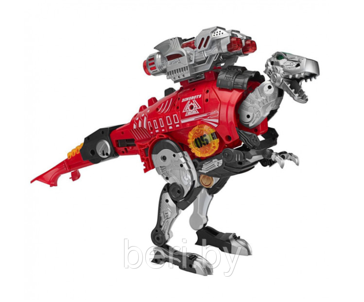 SB379 Детский бластер, динобот-трансформер Dinobots "Тираннозавр", детский пистолет, автомат динозавр - фото 2 - id-p136848114