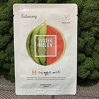 Тканевая маска с экстрактом арбуза Welcos Kwailnara Watermelon Balancing Facial Mask