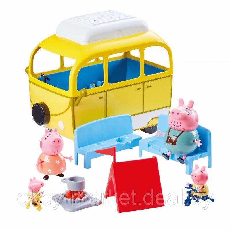 Игровой набор Свинки Пеппы Peppa Pig Фургон с аксессуарами + 4 фигурами - фото 1 - id-p136853244