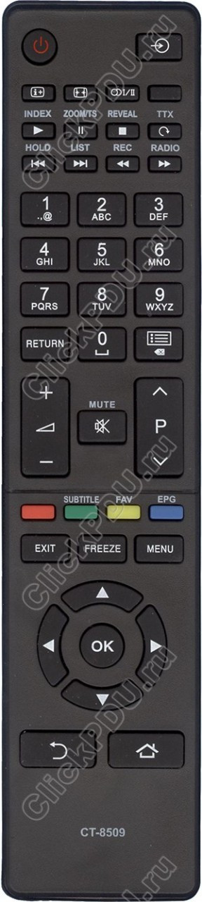 ПДУ для Toshiba CT-8509 ic LCD SMART TV (серия HTB168)
