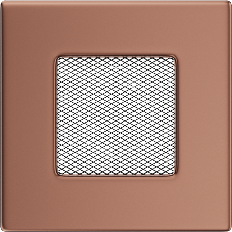 Вентиляционная сетчатая решетка Kratki медь гальванизированная 11x11 - фото 2 - id-p134261729