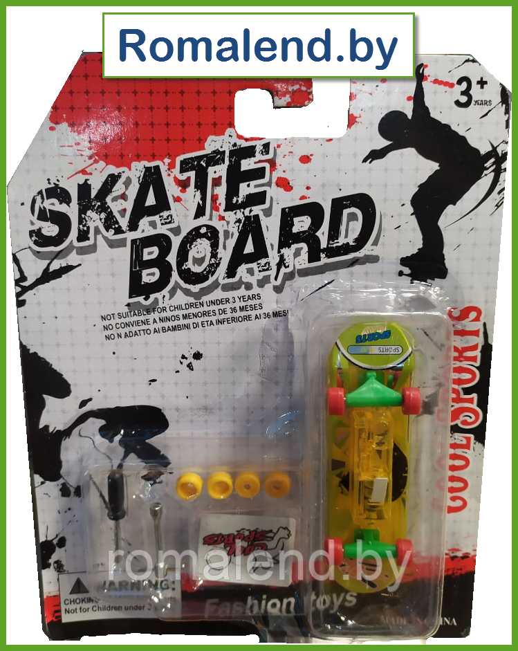 Фингерборд "Сити скейтер" светящийся - фото 1 - id-p136880638