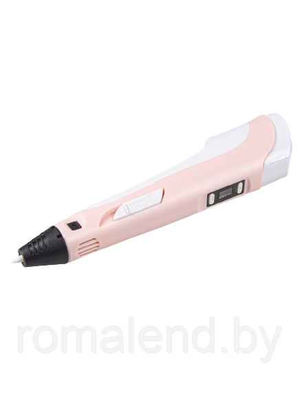 3D-ручка c LCD дисплеем и трафаретами (3-е поколение, розовая) - фото 2 - id-p136882562