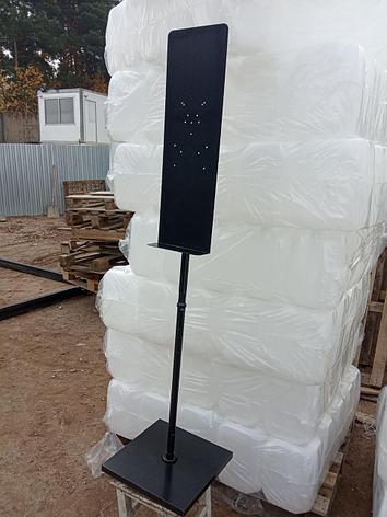 Мобильная стойка для дозатора Титан СД-4 с каплесборником (ЧЕРНАЯ/БЕЛАЯ), фото 2