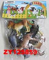 Игровой набор MY FARM "Животные", 6 фигурок,  арт.800C3-2