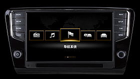 Штатная автомагнитола CarMedia Skoda Octavia A7 2013+ на Android 8 (поддержка бортового компьютера)