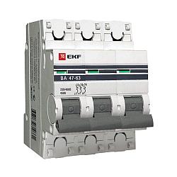 Автоматический выключатель ВА 47-63, 3Р 20А 
(C) 4,5кА EKF PROxima