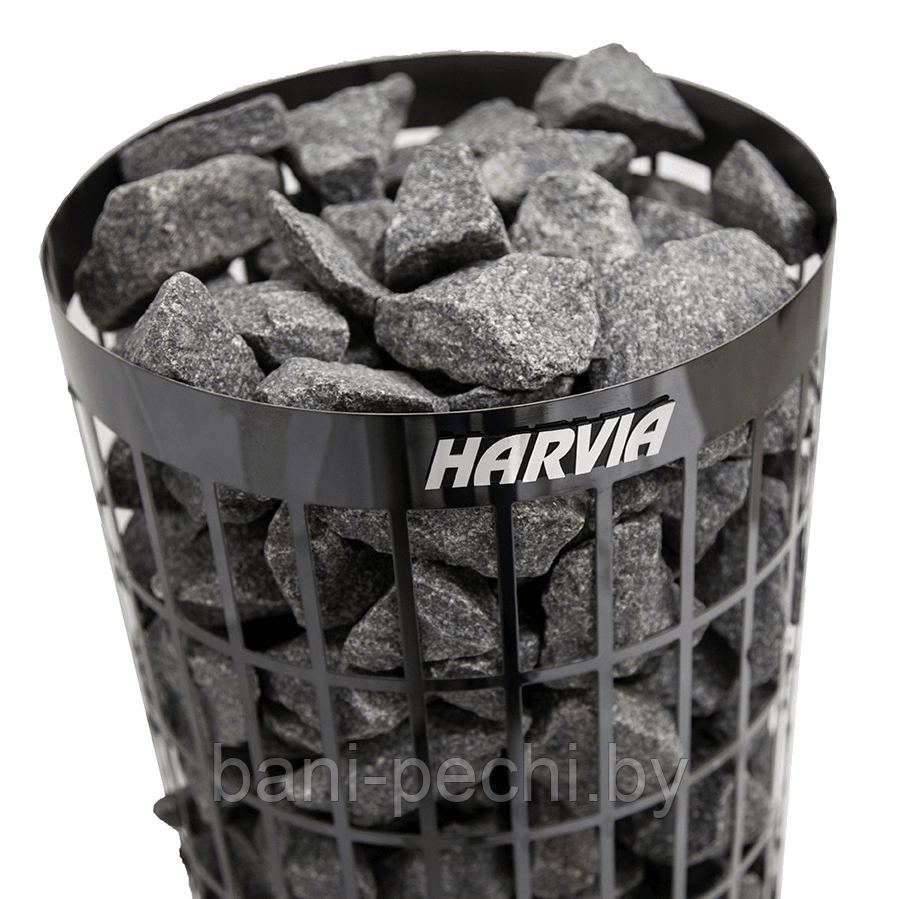 Печь для бани Harvia Cilindro PC90 Black Stell электрическая - фото 2 - id-p136893474