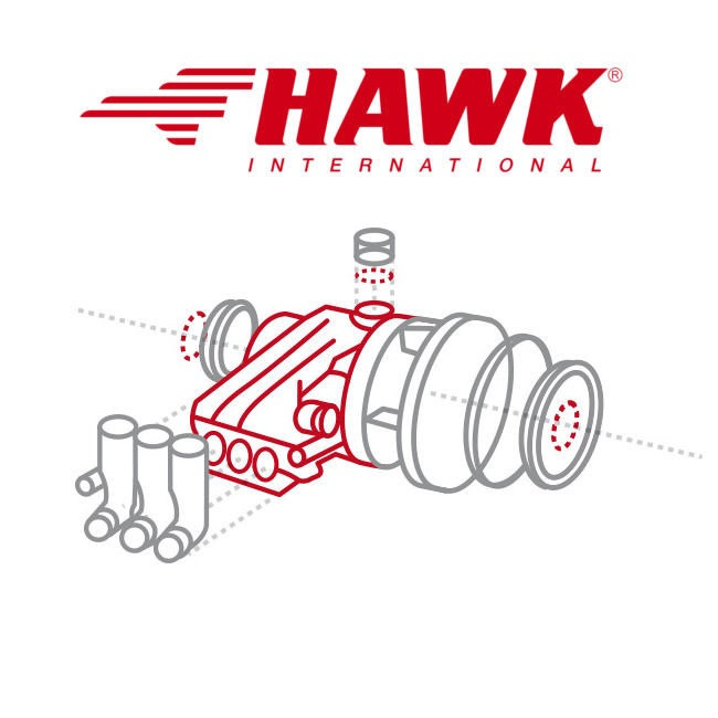 Ремкомплект клапана помпы серии NLTI | Hawk | 6шт - фото 2 - id-p136771520