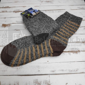 Термоноски Cool Pile Socks, размер 40-46 Сlassic (серый узор)