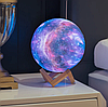 Лампа – ночник Луна "Галактика" объемная 3 D Lamp 15см, 16 режимов подсветки, пульт ДУ, фото 2