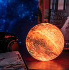 Ночник Галактика объемная 3 D Lamp 11 см, 7 режимов подсветки, фото 3