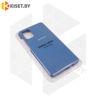 Soft-touch бампер Silicone Cover для Samsung Galaxy M31s синий