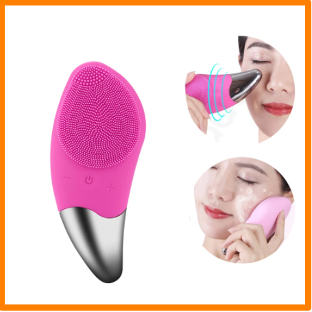 Ультразвуковая силиконовая щетка-массажер для лица SONIC FACIAL BRUSH - фото 1 - id-p136902933