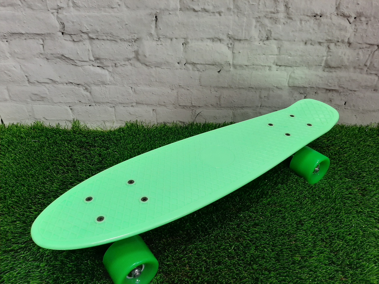 Пенни борд 22"*6" 56*15 см (зеленый) ABEC-7 , JY-209