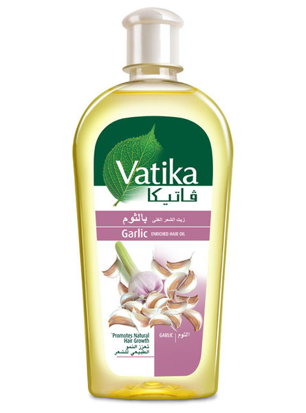 Масло для волос Vatika обогащенное экстрактом чеснока Dabur, 200 мл - для роста волос