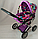 9346 Коляска для кукол с люлькой, коляска-трансформер MELOBO, от 2-х лет, розовая, фото 8
