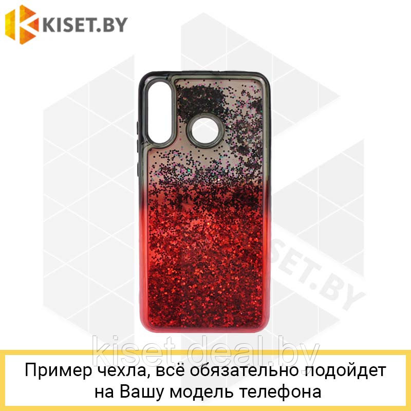 Силиконовый чехол Star Shine Case для Samsung Galaxy M31 красный - фото 1 - id-p136931187