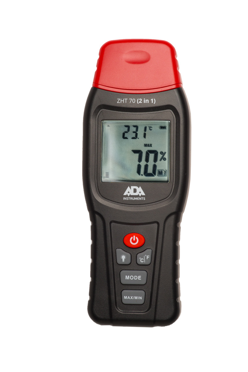 Измеритель влажности и температуры контактный ADA ZHT 70 (2 in 1) - фото 1 - id-p136947468